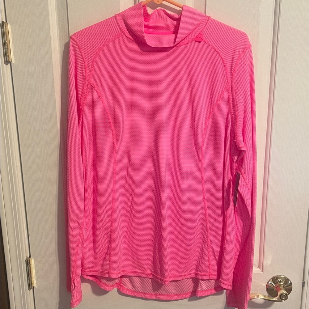 Xersion Vibrant Pink Long Sleeve Tee